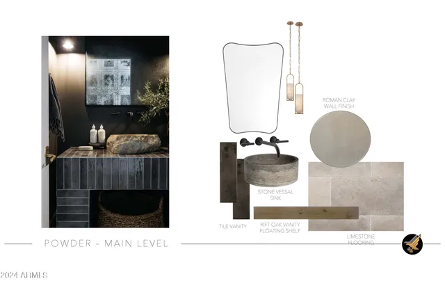 a picture of a bathroom with a sink and a mirror