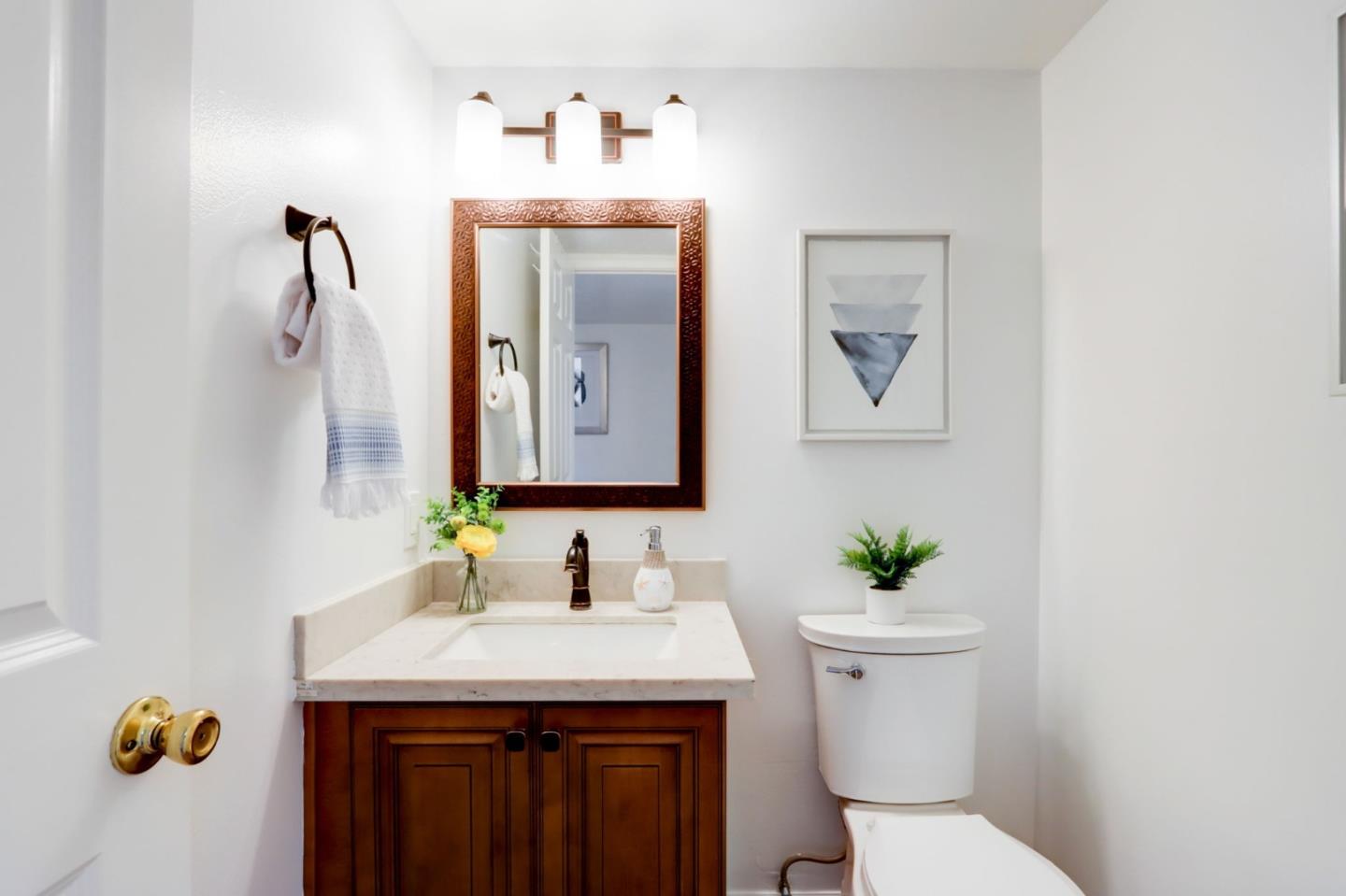 1653 Albatross Drive Sunnyvale, CA 94087 - Photo 18 of 44 a bathroom with a sink and a toilet