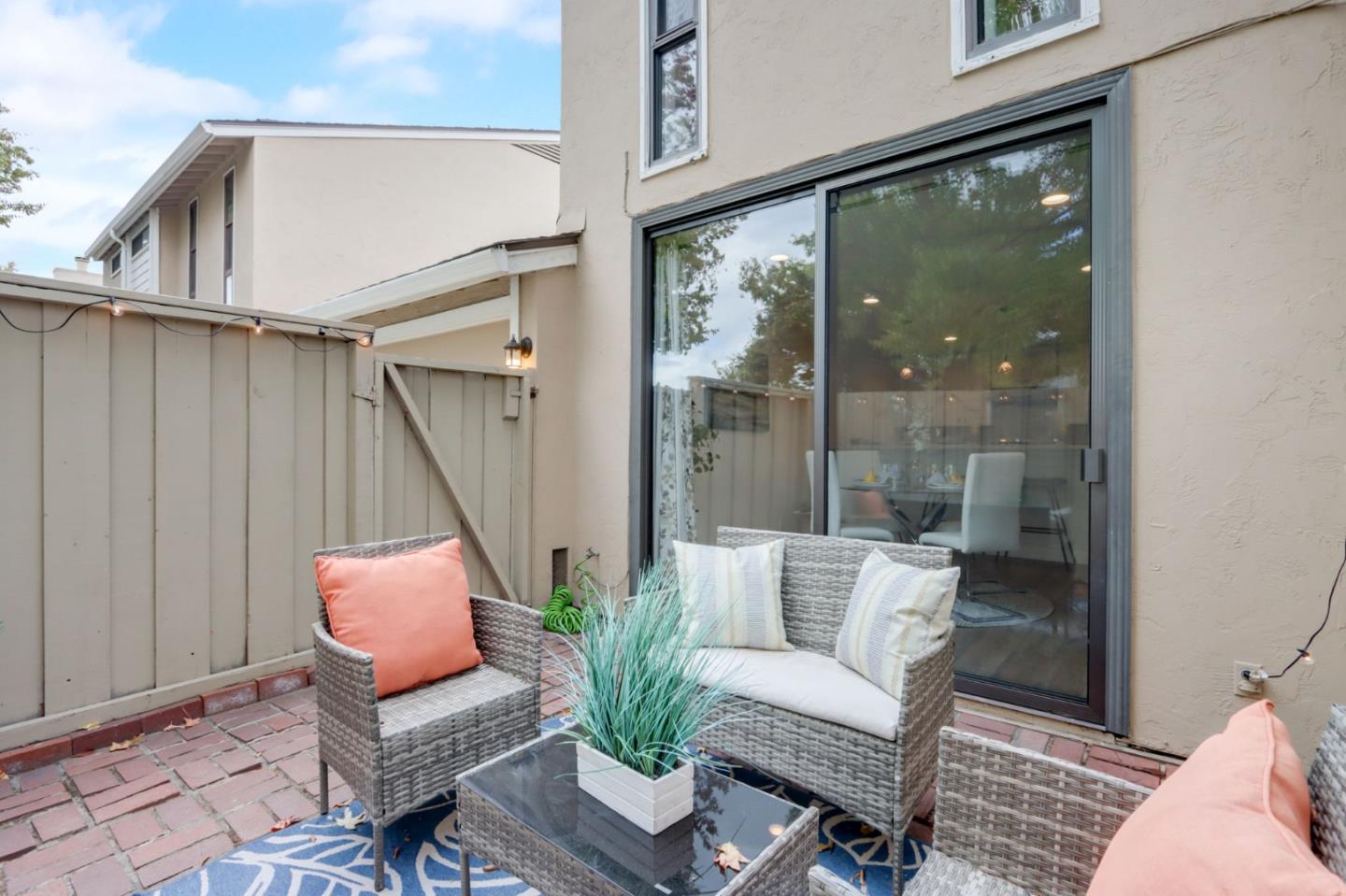 1653 Albatross Drive Sunnyvale, CA 94087 - Photo 32 of 44 a balcony with furniture and wooden floor