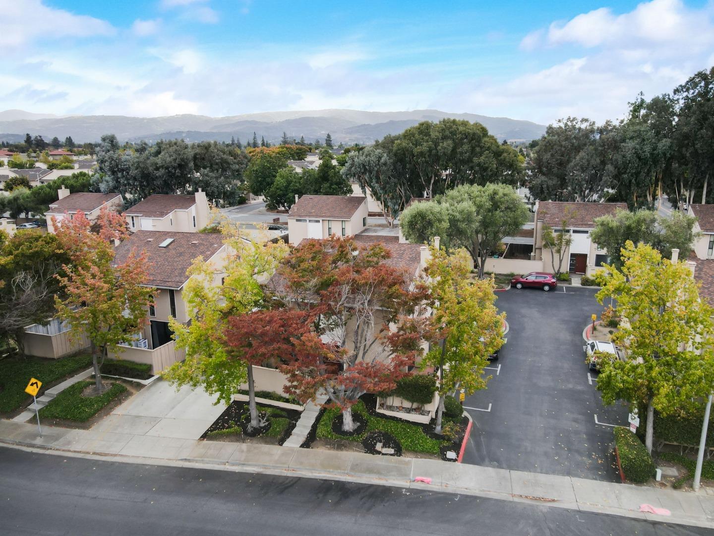 1653 Albatross Drive Sunnyvale, CA 94087 - Photo 37 of 44 an aerial view of a house with garden space and street view