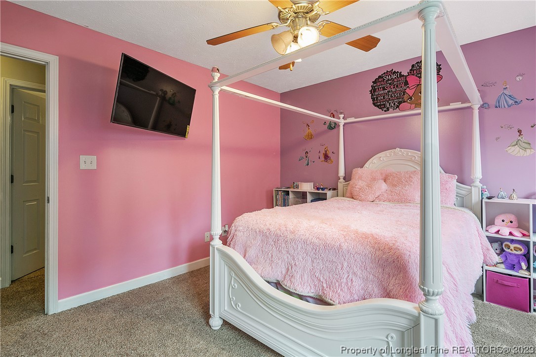 250 Pender Road Spring Lake, NC 28390 - Photo 46 of 50 a bedroom with a bed and a flat screen tv