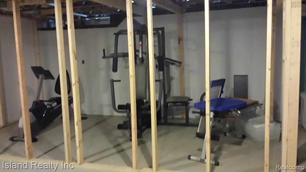 21941 Meridian Road Grosse Ile, MI 48138 - Photo 19 of 20 Basement exercise room.jpg
