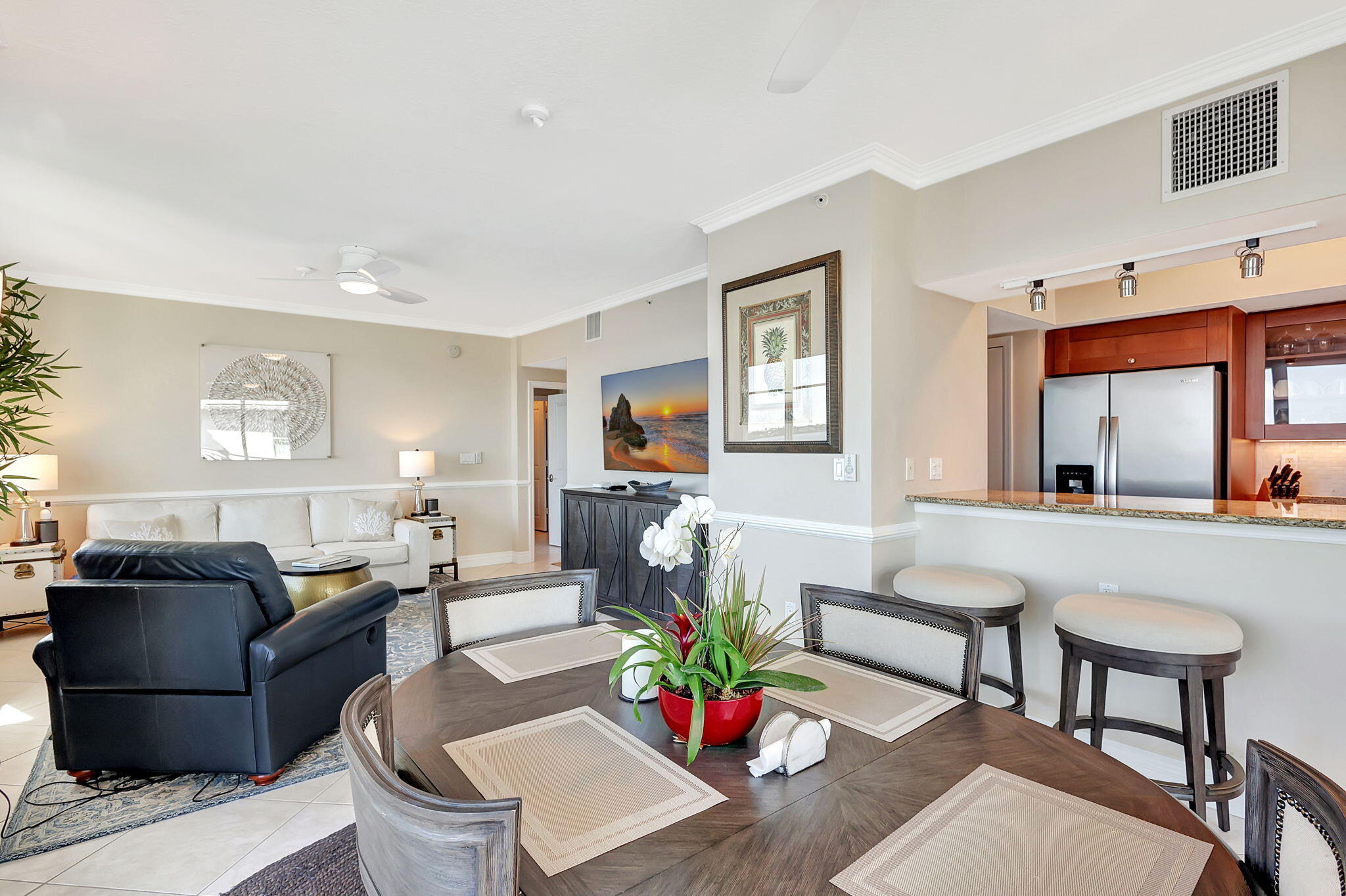 775 Northwest Flagler Avenue, Unit 401 Stuart, FL 34994 - Photo 20 of 57 Dining - Living Room