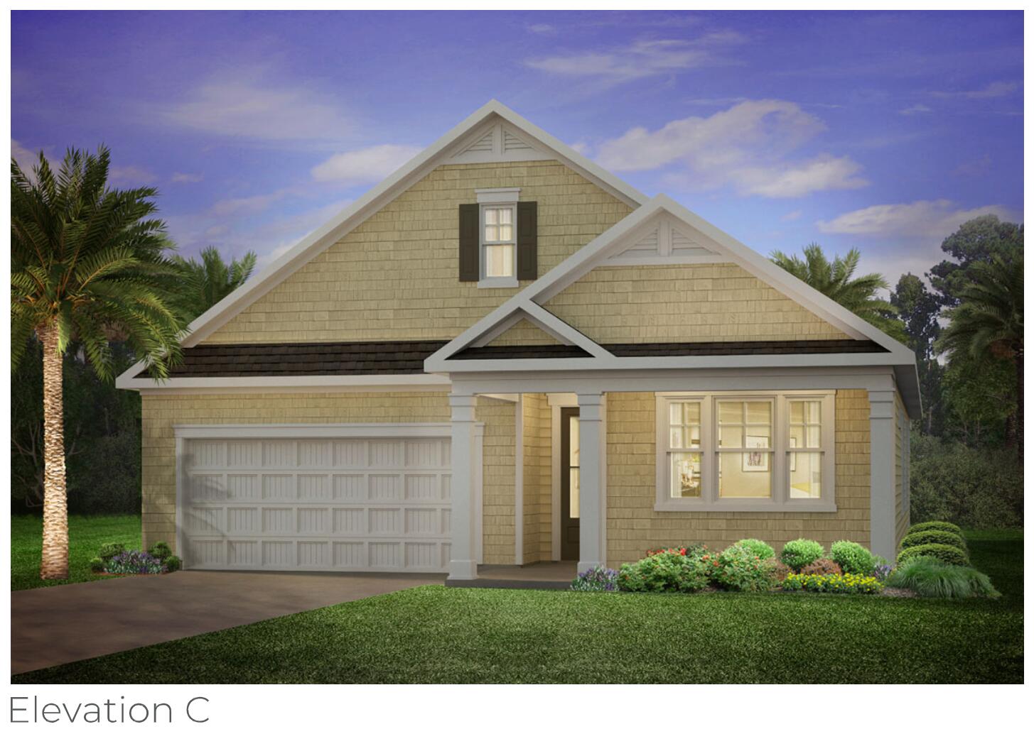 229 Silver Creek Drive Huger, SC 29450 - Photo 1 of 6 Cantey Elevation C Rendering