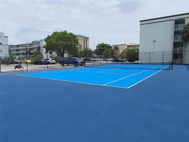 a view of a tennis court