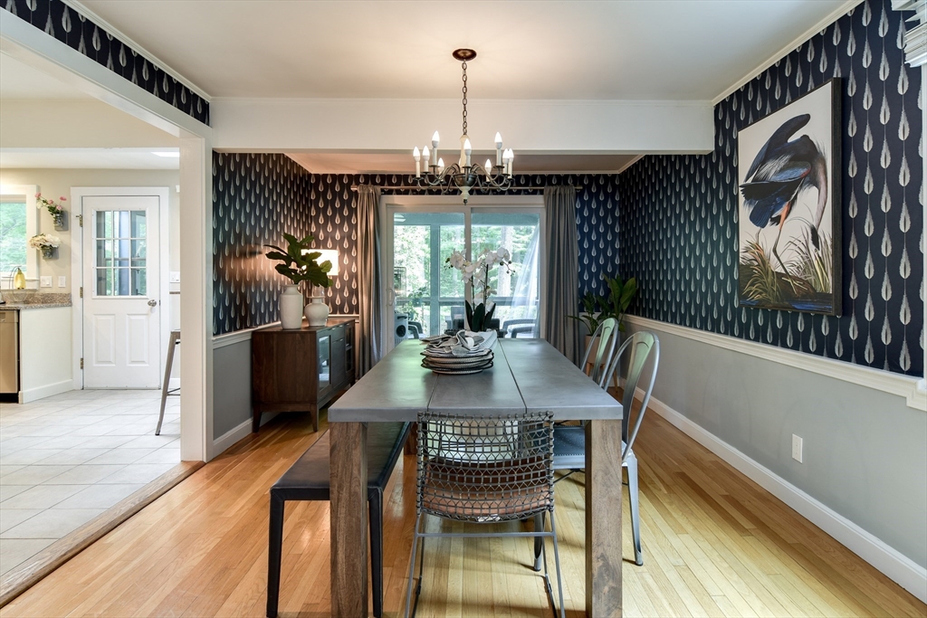 76 Pleasant Street South Natick, MA 01760 - Photo 7 of 36 a view of a dining room with furniture window and wooden floor