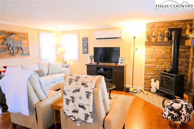 a very nice looking room with a large window