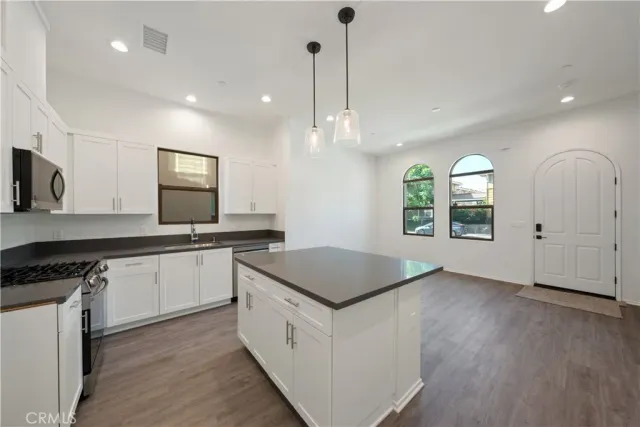 a view of a hallway with closet