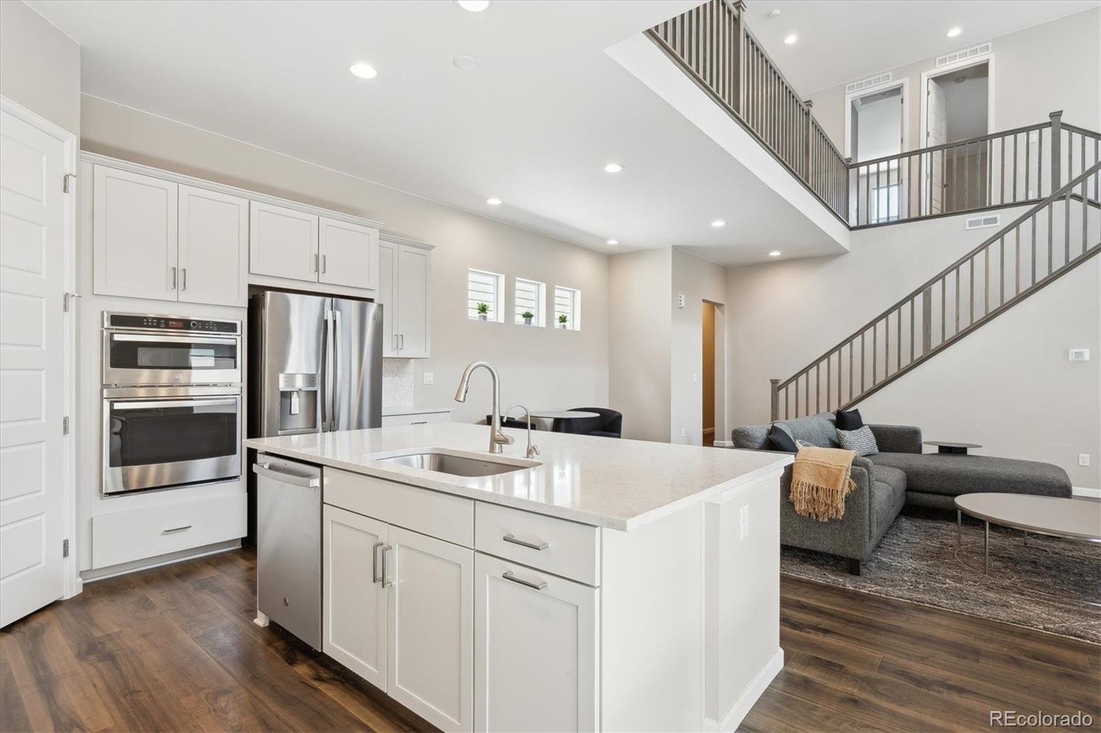 10557 Eby Circle Lone Tree, CO 80124 - Photo 15 of 50 a view of kitchen with sink and refrigerator