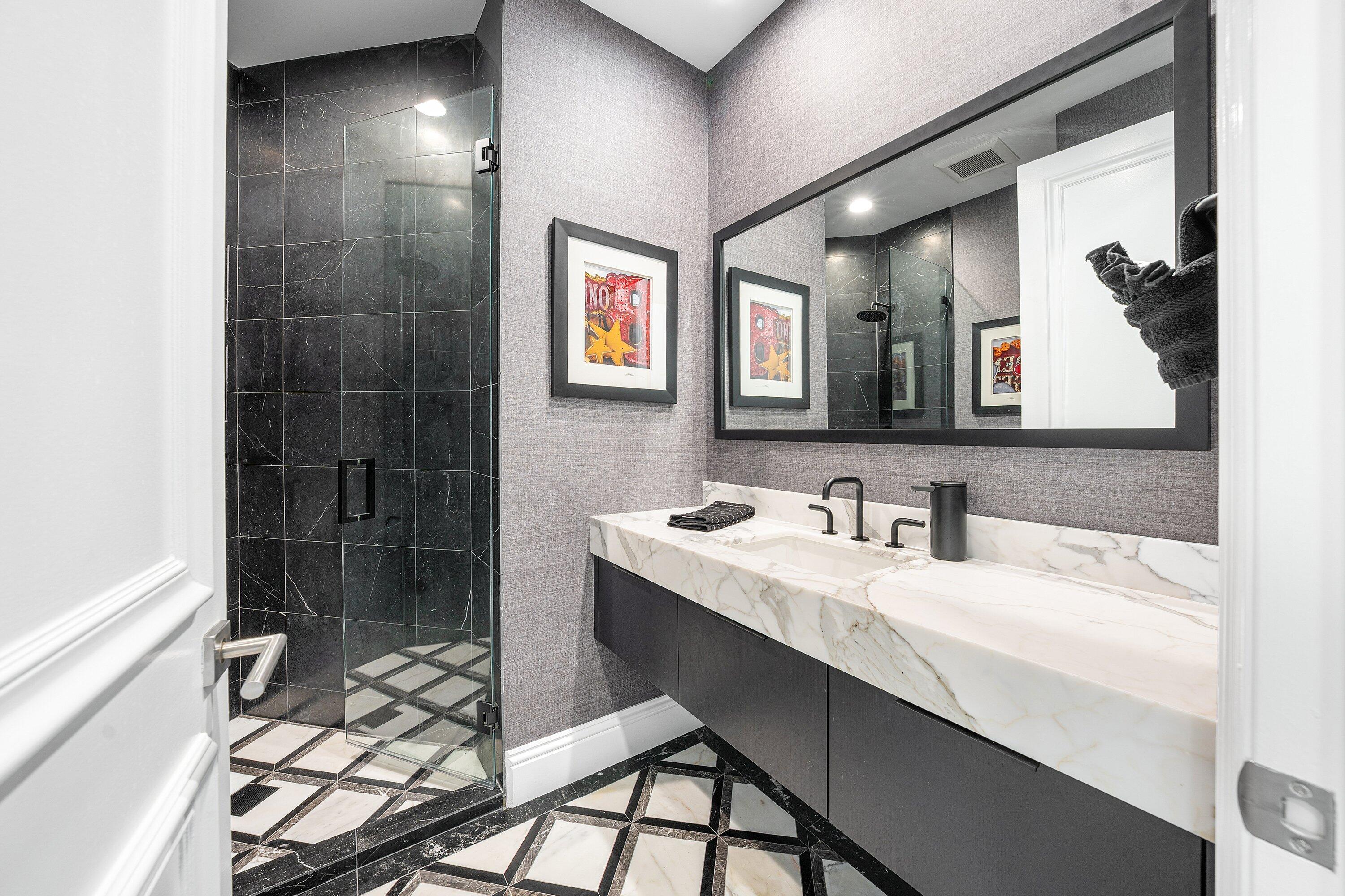 3633 Carlton Place Boca Raton, FL 33496 - Photo 50 of 99 a bathroom with a sink a toilet and mirror