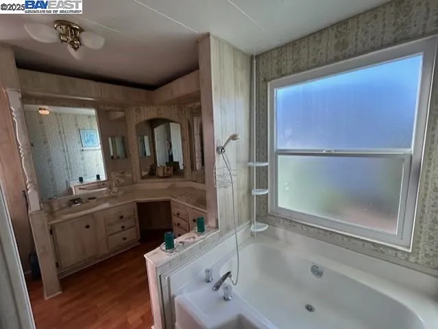 a bathroom with a sink