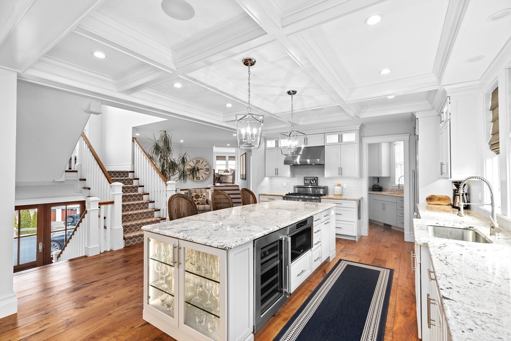 170 Otis Street Hingham, MA 02043 - Photo 12 of 42 a view of a kitchen counter top space with stainless steel appliances