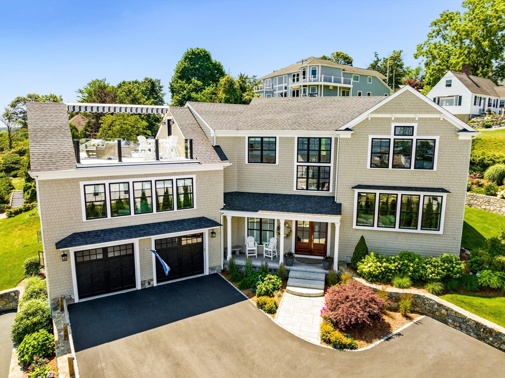 170 Otis Street Hingham, MA 02043 - Photo 2 of 42 front view of a house with a yard