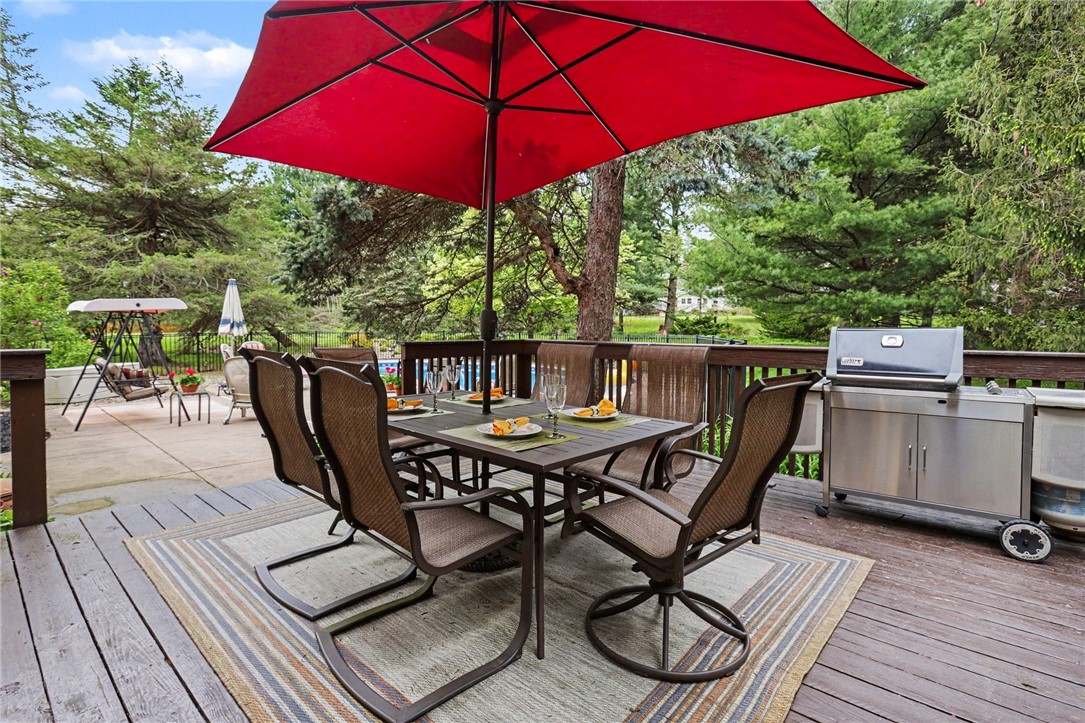 10 High Point Drive Parma, NY 14559 - Photo 19 of 28 Private back yard features a deck for entertaining