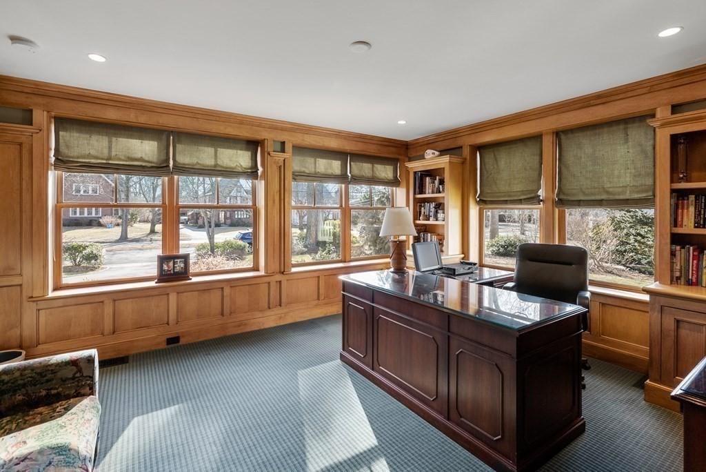 165 Fair Oaks Park Needham, MA 02492 - Photo 12 of 28 a view of a workspace with furniture and a window