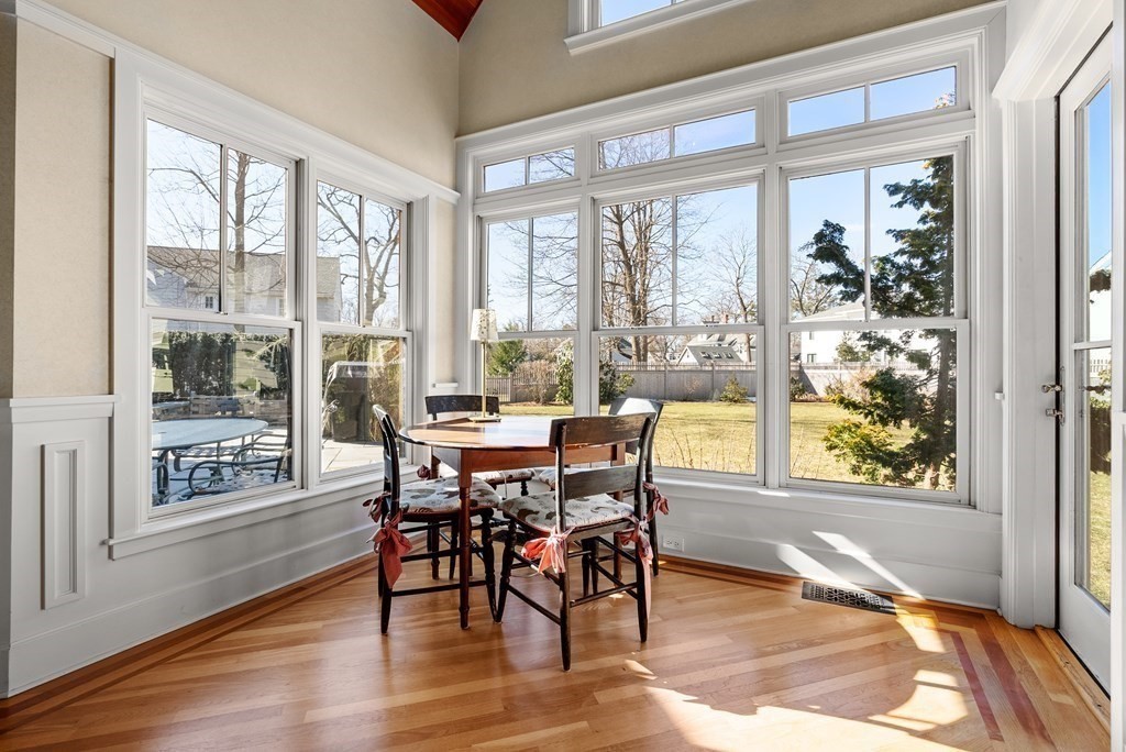 165 Fair Oaks Park Needham, MA 02492 - Photo 5 of 28 a dining room with furniture window wooden floor