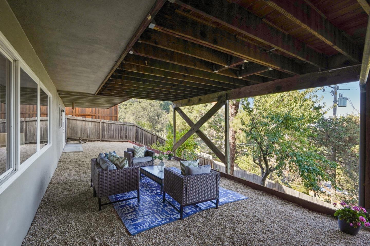 22 Del Rey Court San Carlos, CA 94070 - Photo 42 of 47 a outdoor living space with furniture and garden view