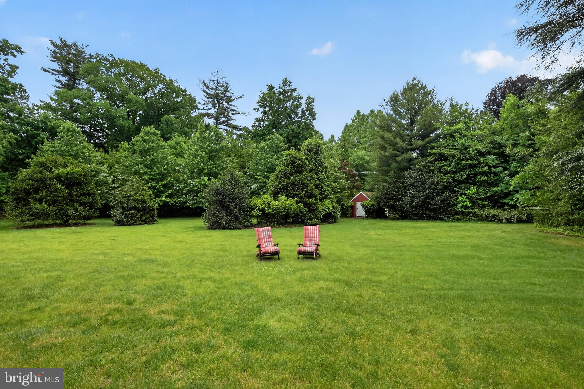 1031 Coates Road Jenkintown, PA 19046 - Photo 52 of 66 a green field with lots of trees in it