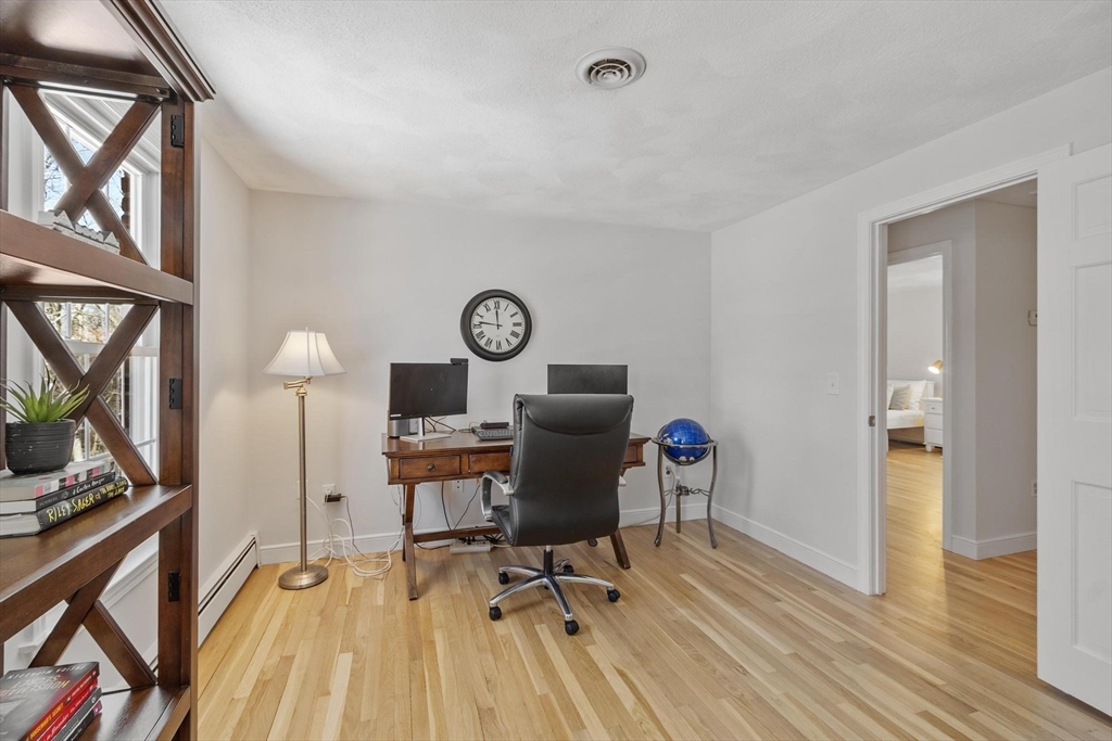 2 Greybirch Road Andover, MA 01810 - Photo 30 of 41 a view of a workspace with furniture and a window