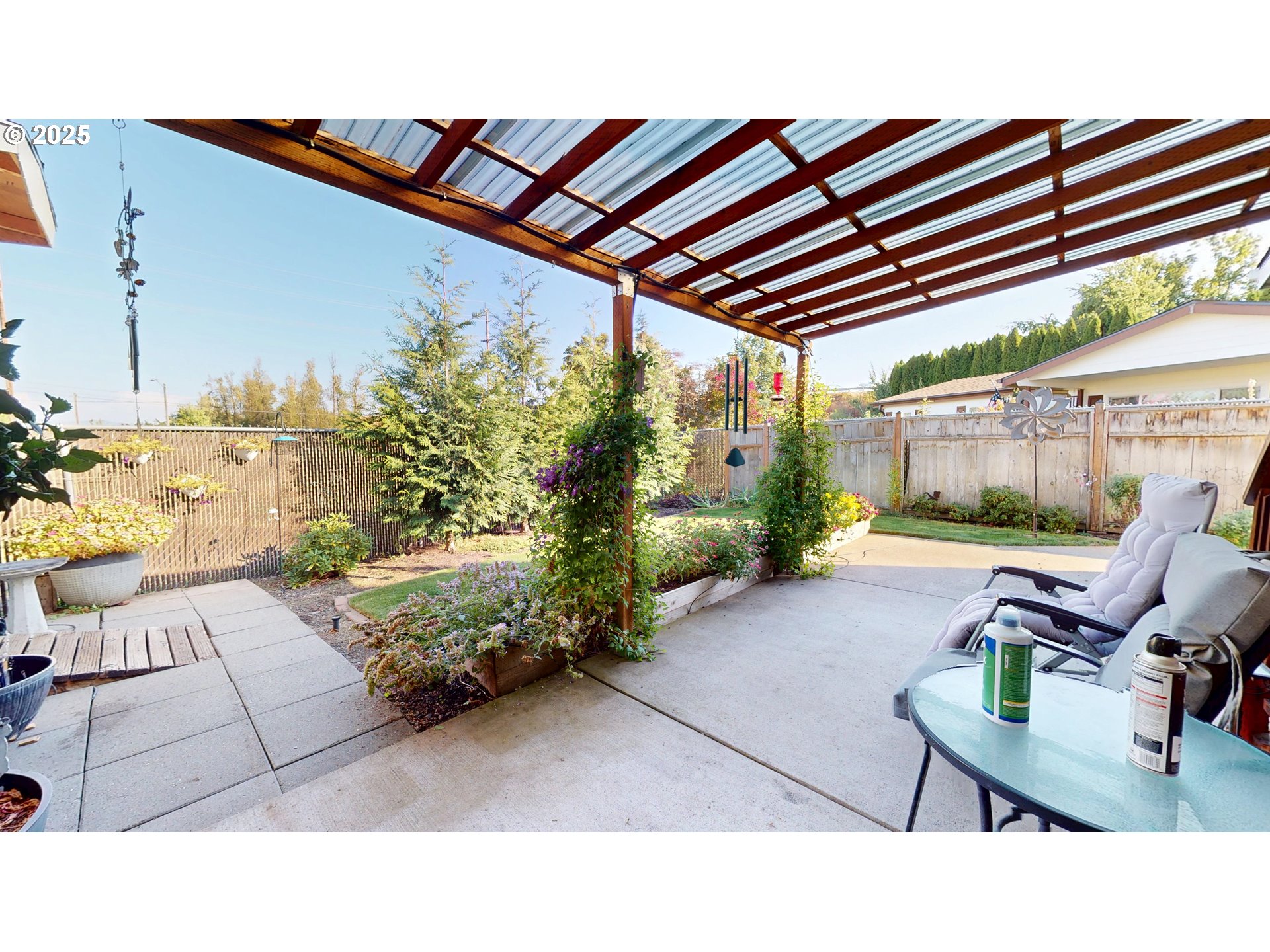 2753 Maia Loop Springfield, OR 97477 - Photo 29 of 40 a backyard of a house with outdoor seating
