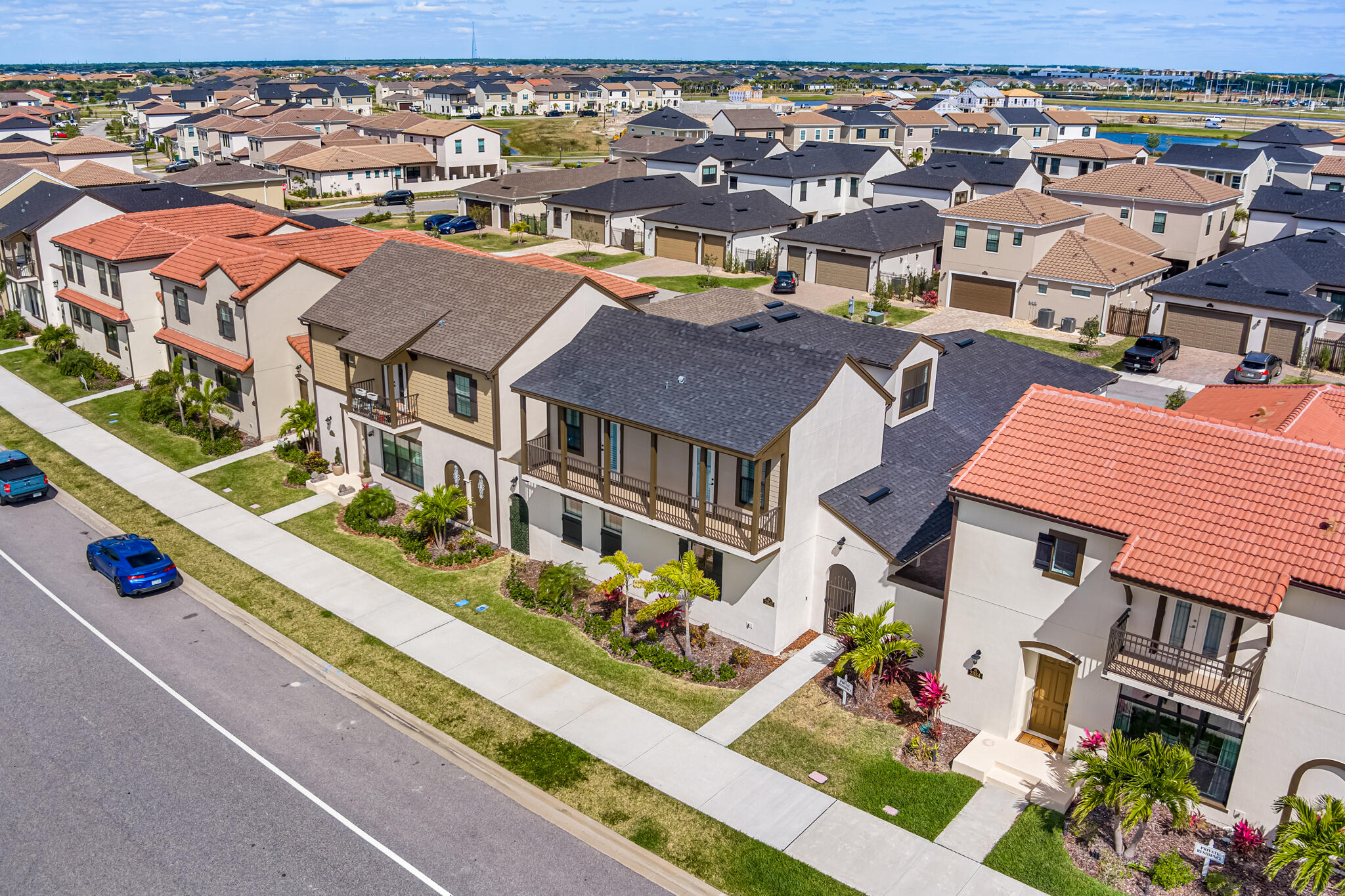 2342 Addison Drive Melbourne, FL 32940 - Photo 51 of 69 an aerial view of residential houses with outdoor space