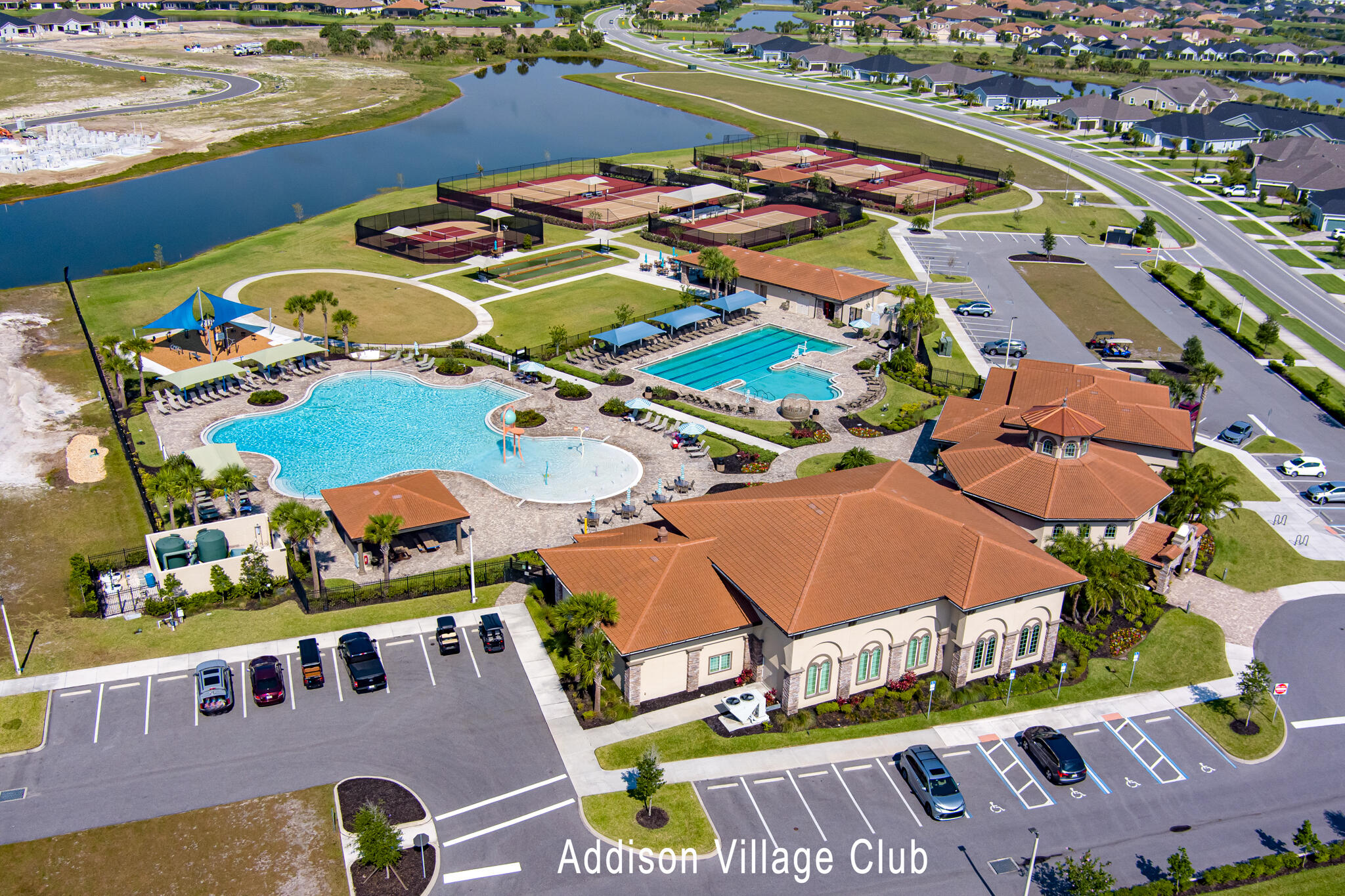 2342 Addison Drive Melbourne, FL 32940 - Photo 62 of 69 an aerial view of residential houses with outdoor space