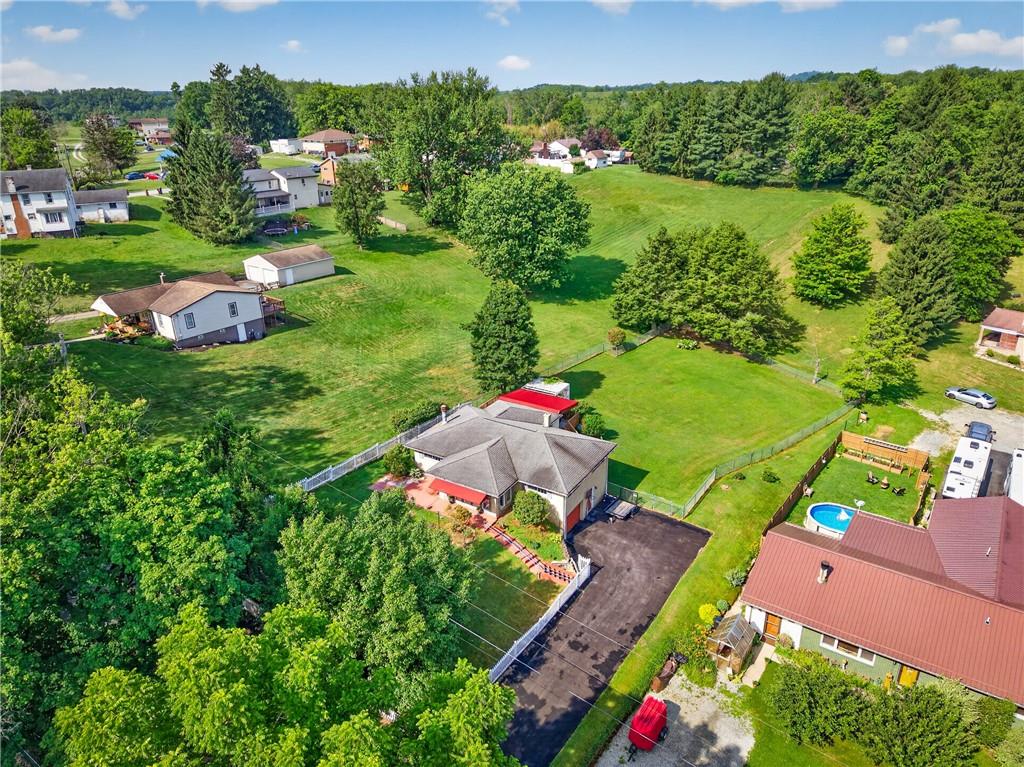 295 Hazel Kirk Road Monongahela, PA 15063 - Photo 30 of 34 Drone over the Property