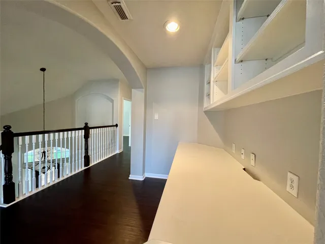 a view of a staircase