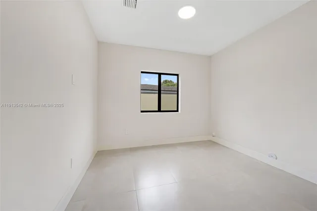 view of a room with an empty space