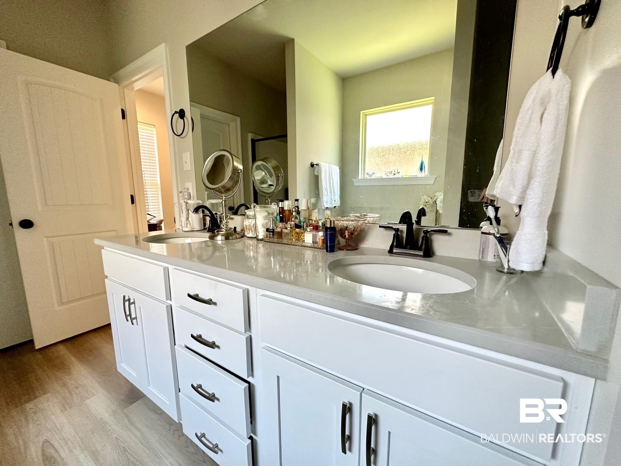 1009 Ruisseau Drive Foley, AL 36535 - Photo 39 of 55 Bathroom with vanity and hardwood / wood-style floors