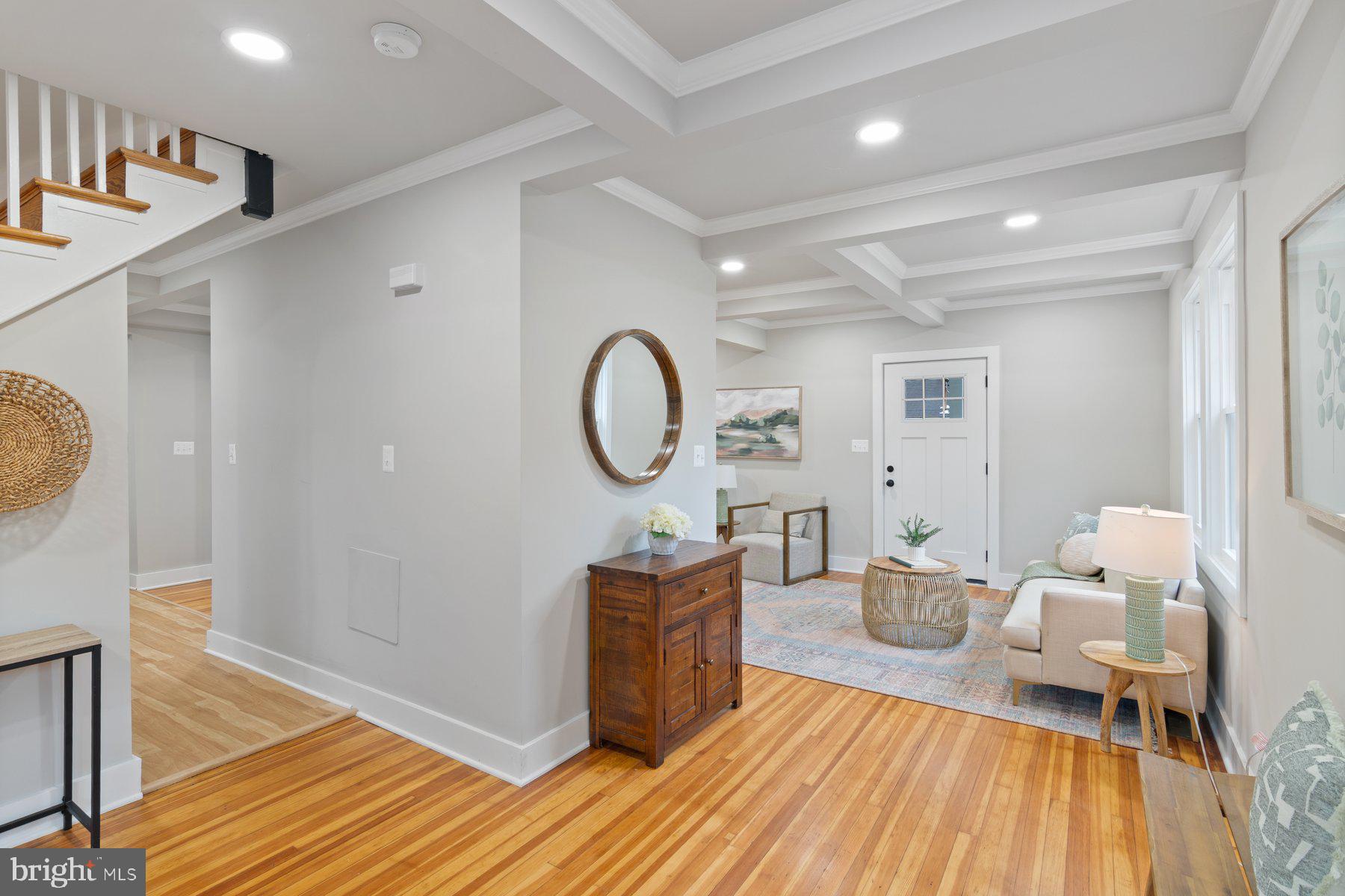 509 Valcour Road Catonsville, MD 21228 - Photo 3 of 40 a living room with furniture and a wooden floor