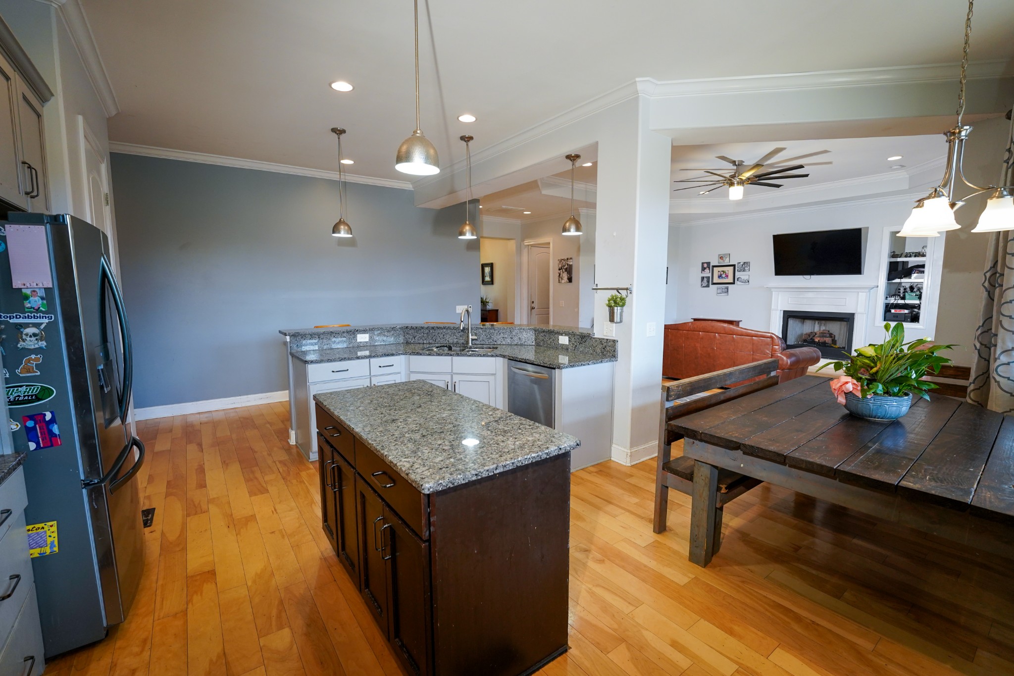 2172 Fellowship Road Mount Juliet, TN 37122 - Photo 25 of 53 a kitchen with stainless steel appliances granite countertop a sink stove and refrigerator