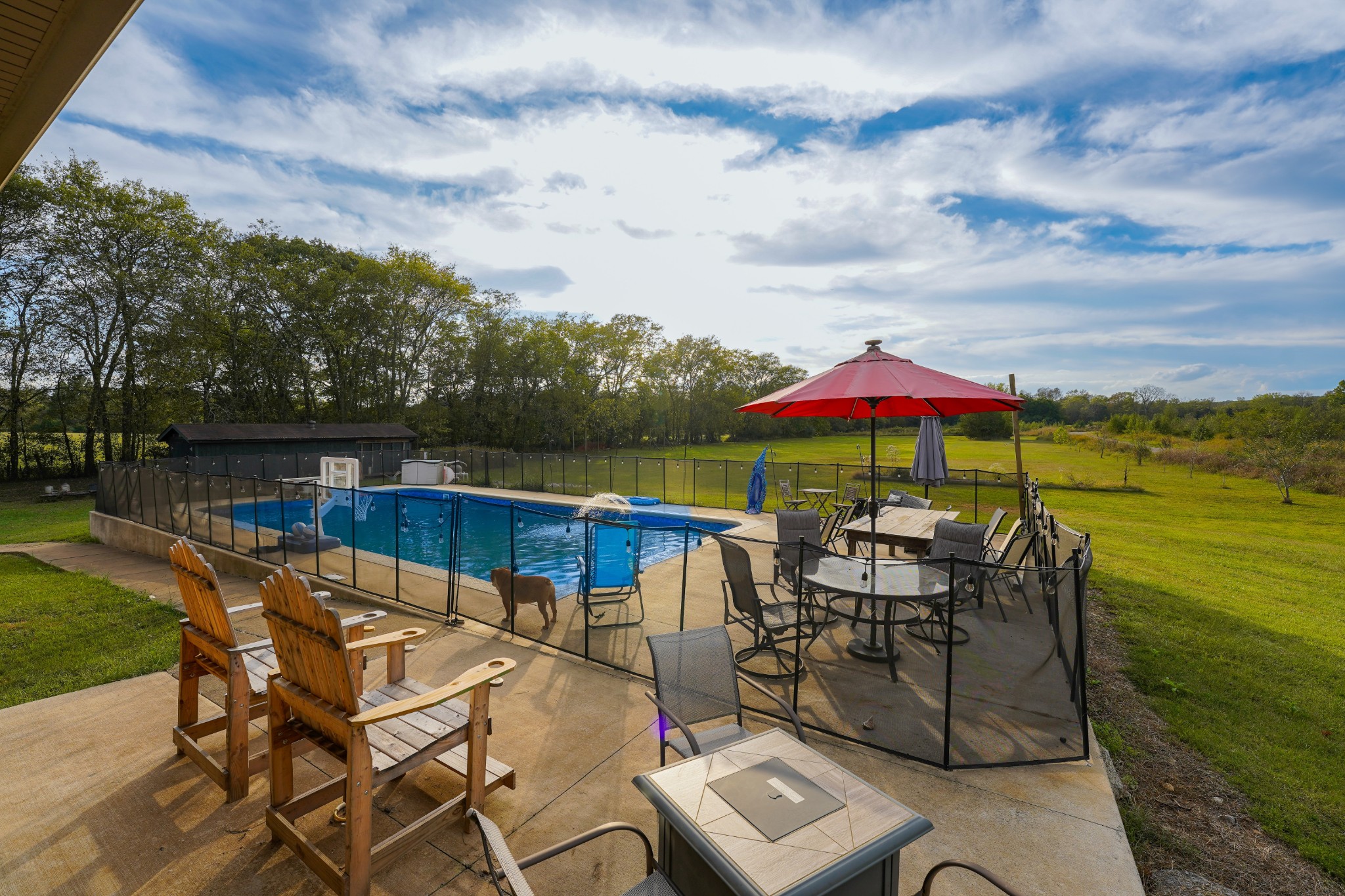 2172 Fellowship Road Mount Juliet, TN 37122 - Photo 7 of 53 an outdoor sitting area with furniture and garden