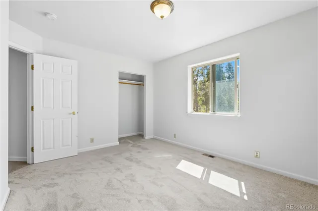 a view of a window in a room