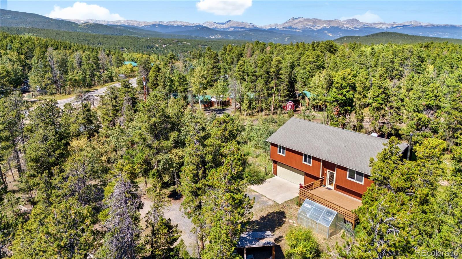 4 Gap Road Black Hawk, CO 80422 - Photo 6 of 43 an aerial view of residential house with outdoor space and city view
