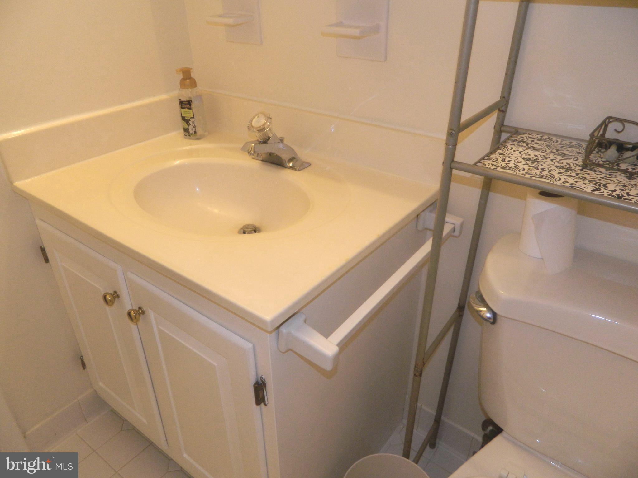 17 Theo Lane, Unit 17 Towson, MD 21204 - Photo 39 of 54 a bathroom with a sink and a mirror