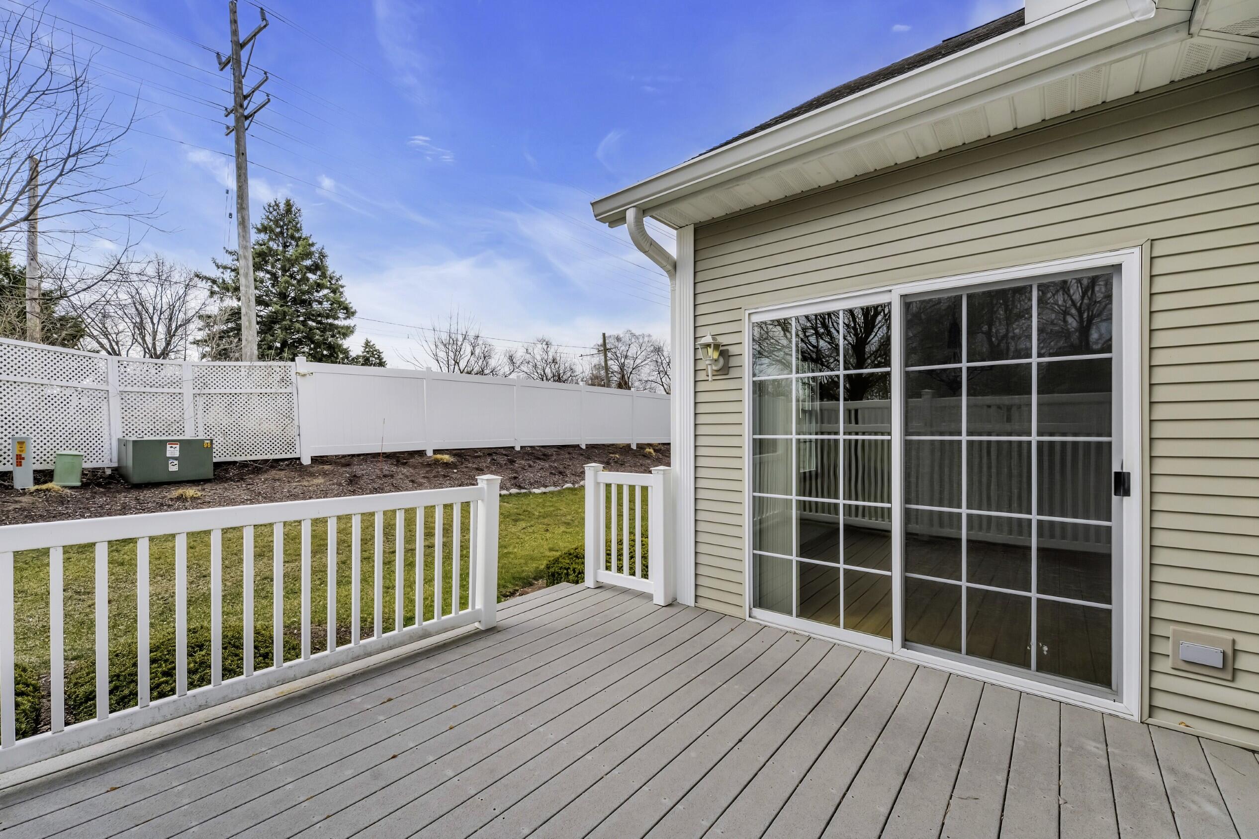 2781 Edwards Street, Unit D East Troy, WI 53120 - Photo 24 of 32 Maintenance free deck