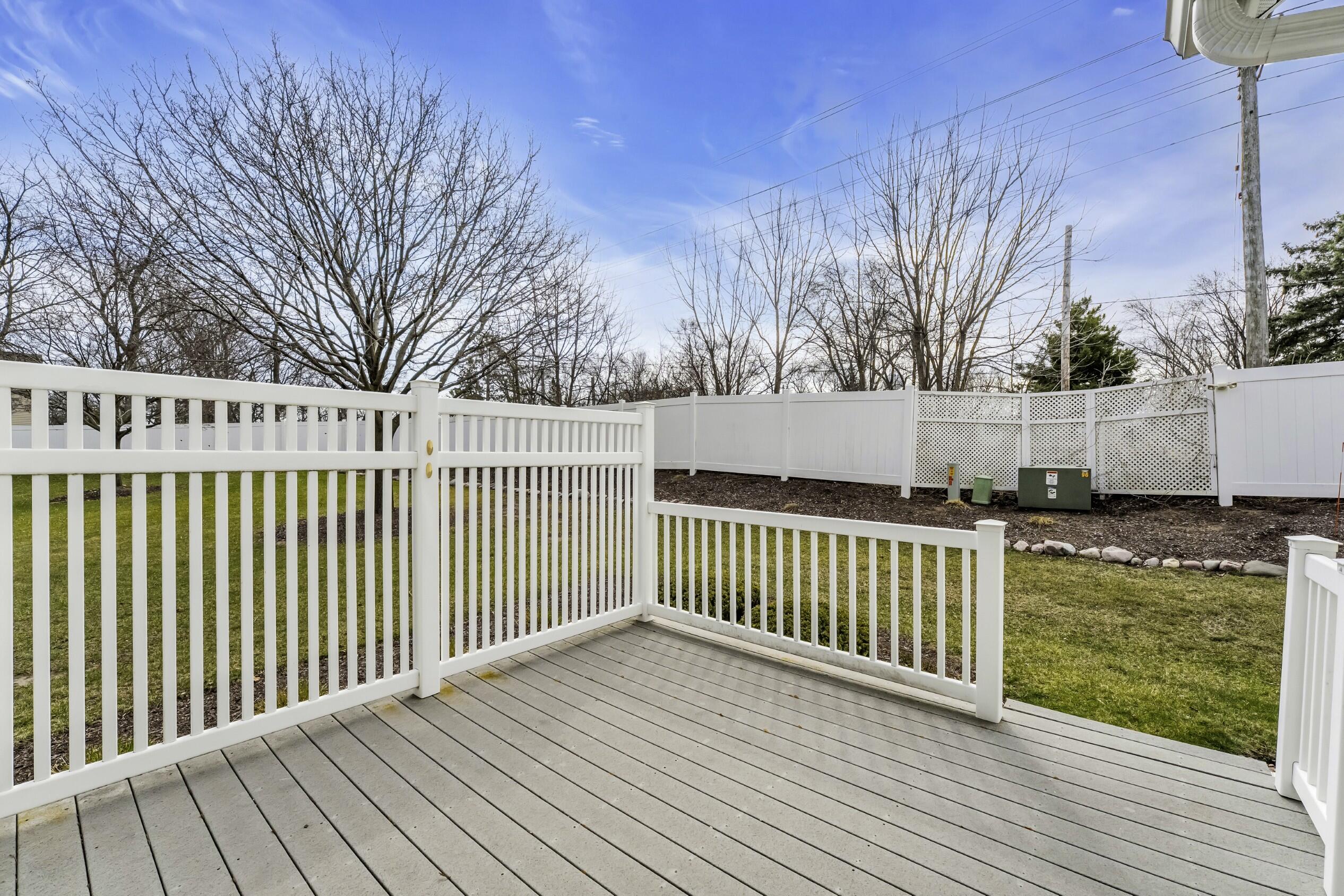 2781 Edwards Street, Unit D East Troy, WI 53120 - Photo 25 of 32 Private deck off kitchen