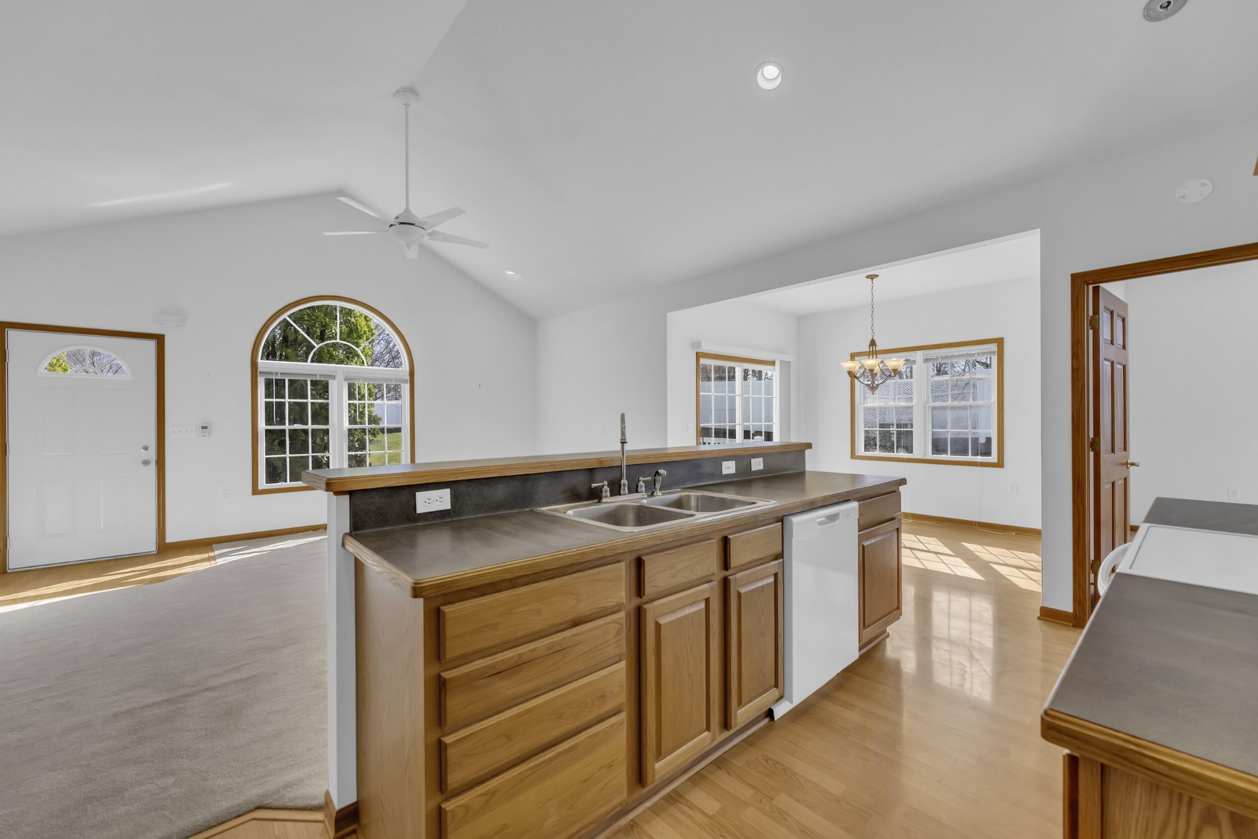 2781 Edwards Street, Unit D East Troy, WI 53120 - Photo 4 of 32 Kitchen & Great RM open concept