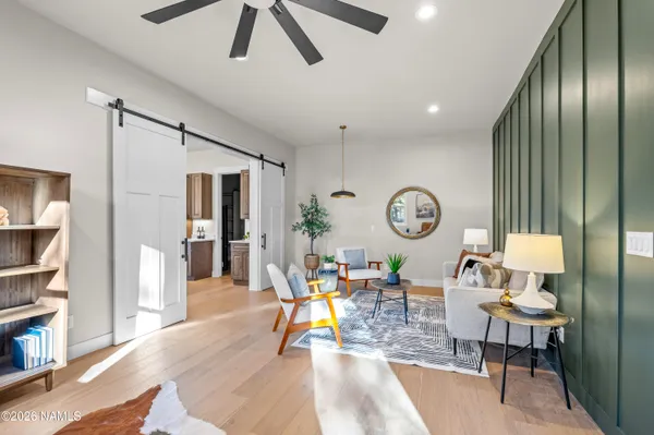a kitchen with a stove and cabinets