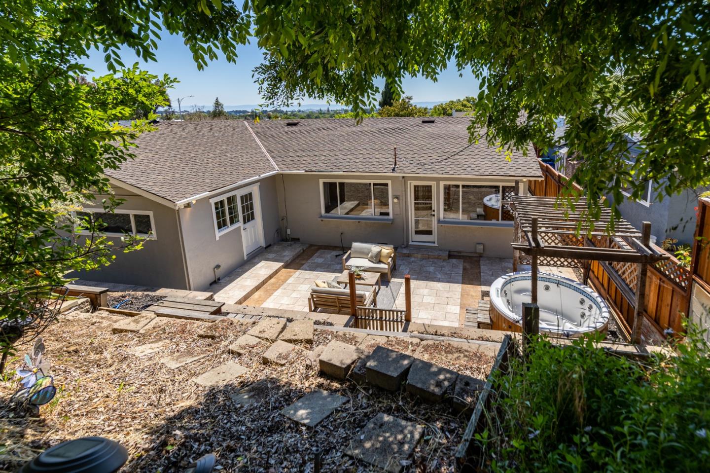 30432 Treeview Street Hayward, CA 94544 - Photo 30 of 35 a house view with a sitting space and garden