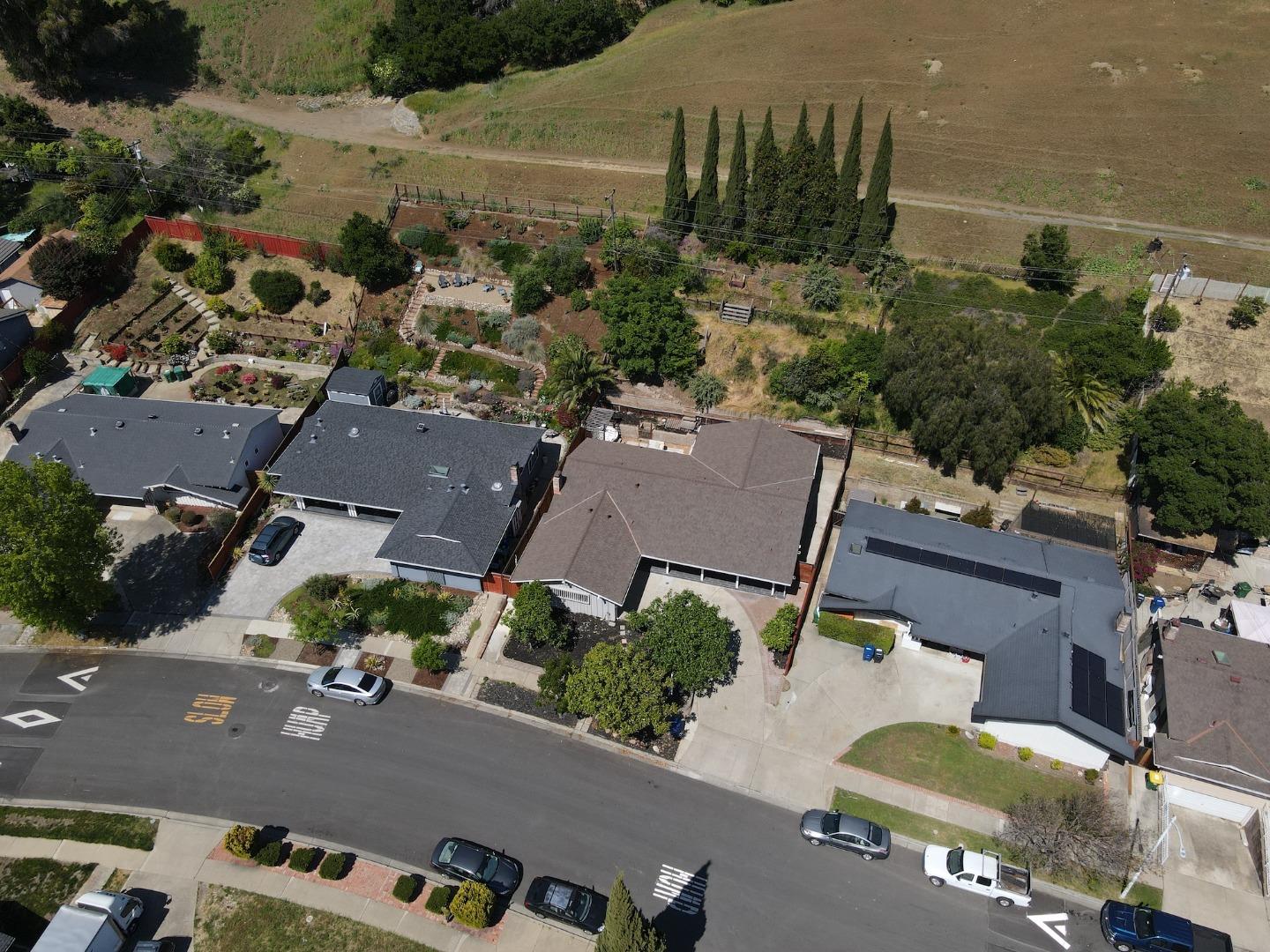 30432 Treeview Street Hayward, CA 94544 - Photo 32 of 35 an aerial view of a house with a garden