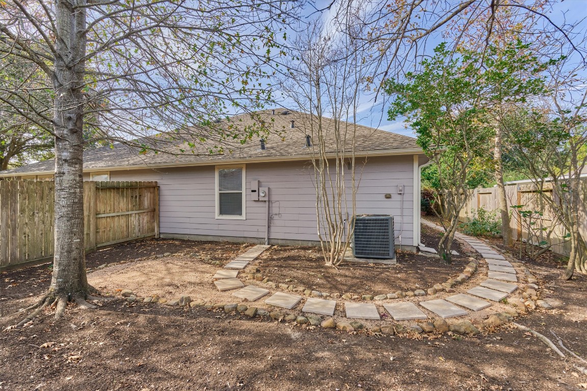 6 Windsor Bridge Drive Conroe, TX 77384 - Photo 34 of 46 The backyard with low maintenance landscaping but is ideal for those who have a green thumb and wish to create a serene garden space. There is so much potential here for future use!