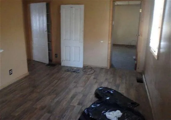 wooden floor in a gallery