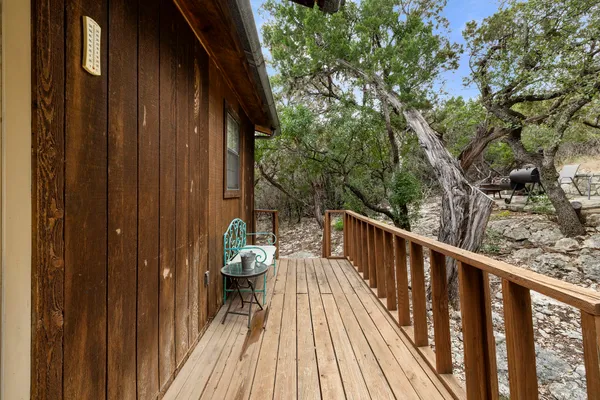 a view of balcony and deck