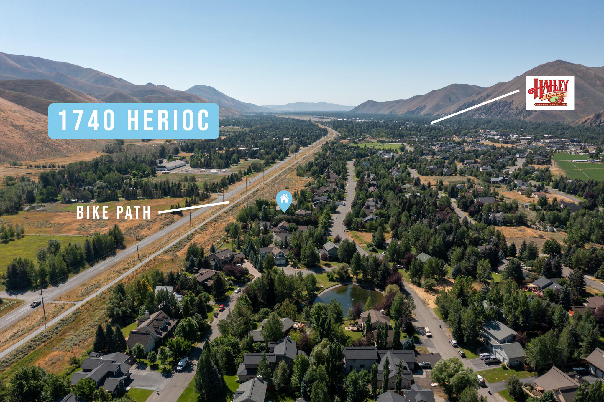1740 Heroic Road Hailey, ID 83333 - Photo 4 of 23 On Bench, Backs up to Bike Path