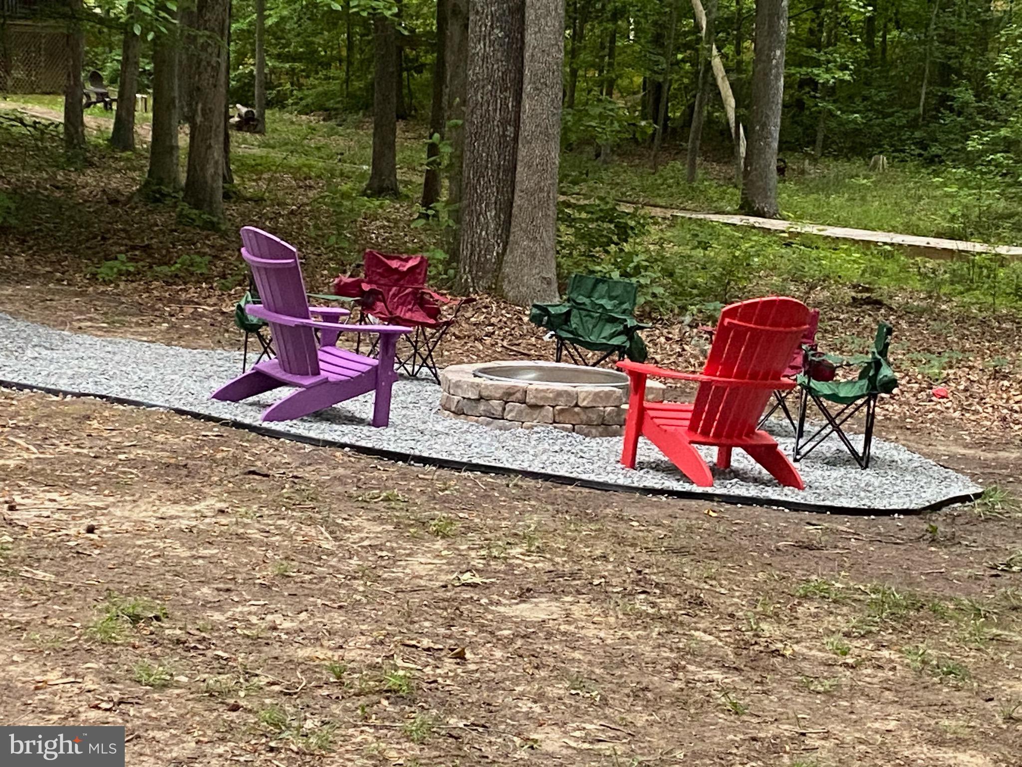 619 Oak Road Bumpass, VA 23024 - Photo 38 of 49 Newly constructed fire-pit