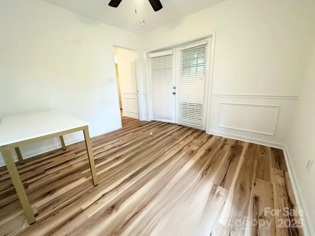 a view of wooden floor
