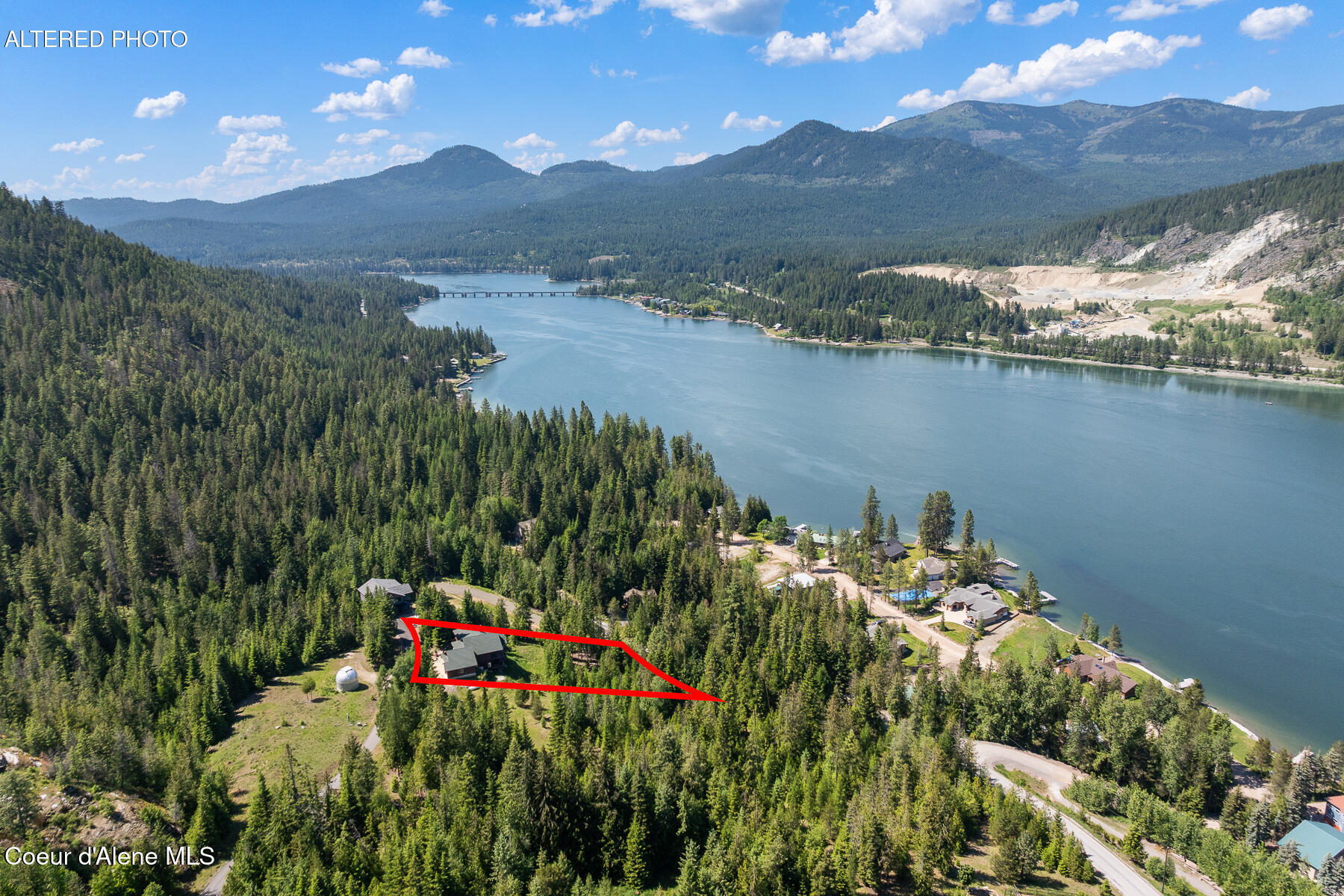 224 Buck Ridge Sagle, ID 83860 - Photo 70 of 85 Aerial_224BuckRidgeRd-7_Outlined-2
