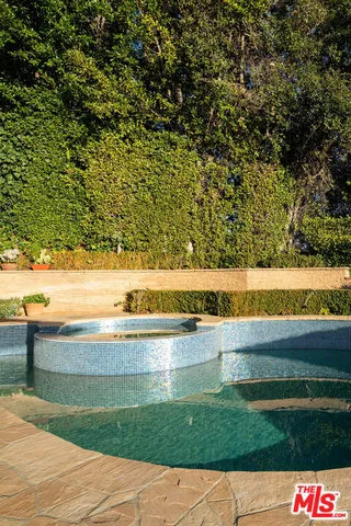 a view of yard with ocean view